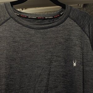 Large spider active wear shirt